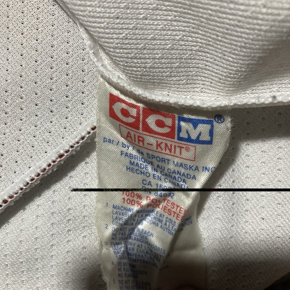 Atlanta Thrashers Hockey Jersey Mens 2XL White CCM Vintage NHL - Picture 6 of 8